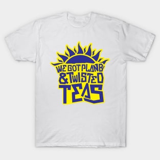 Plan Bs & Twisted Teas - Blue/Yellow T-Shirt